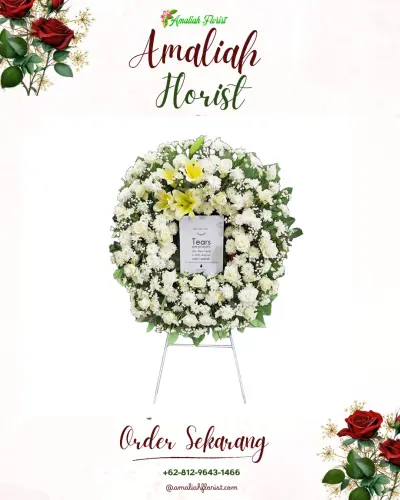 Krans Bunga Duka Cita di Pesucen